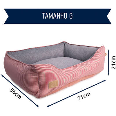 Cama Fábrica Pet Home Rosé para Cães e Gatos