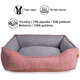 Cama Fábrica Pet Home Rosé para Cães e Gatos