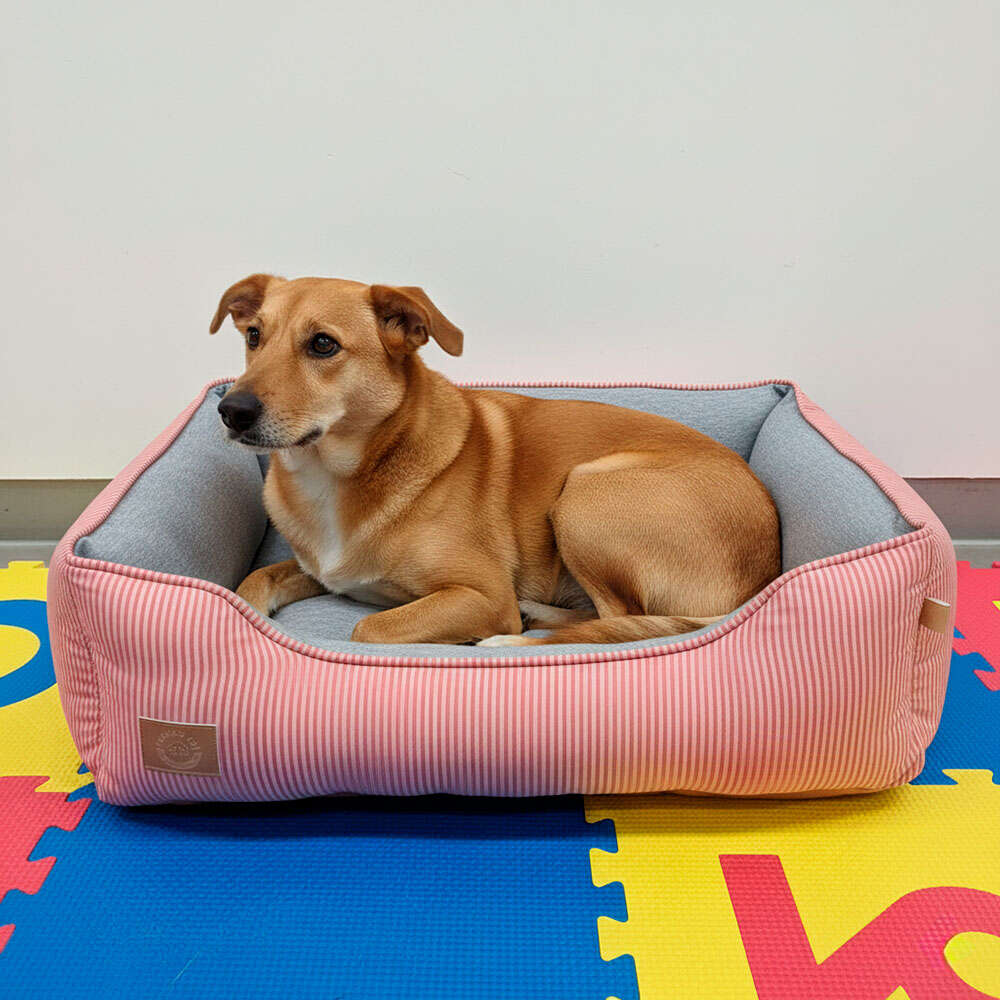 Cama Fábrica Pet Home Rosé para Cães e Gatos - Tam. G