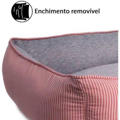 Cama Fábrica Pet Home Rosé para Cães e Gatos