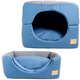 Cama Fábrica Pet Iglu Home Azul para Cães e Gatos