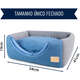 Cama Fábrica Pet Iglu Home Azul para Cães e Gatos