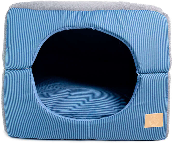 Cama Fábrica Pet Iglu Home Azul para Cães e Gatos - Tam. Único