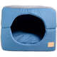 Cama Fábrica Pet Iglu Home Azul para Cães e Gatos