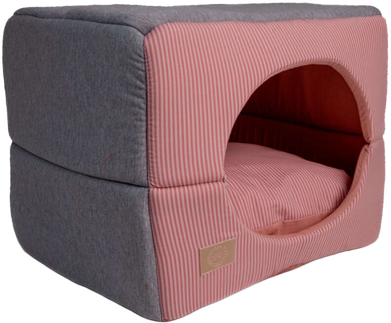 Cama Fábrica Pet Iglu Home Rosé para Cães e Gatos - Tam. Único