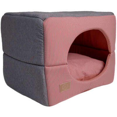 Cama Fábrica Pet Iglu Home Rosé para Cães e Gatos