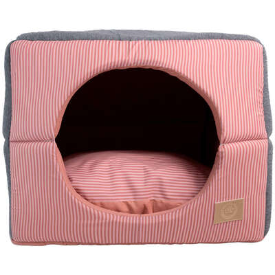 Cama Fábrica Pet Iglu Home Rosé para Cães e Gatos