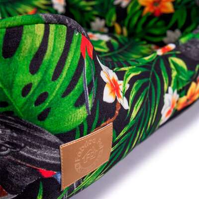 Cama Fábrica Pet Impermeável Floresta Verde para Cães e Gatos