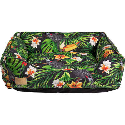 Cama Fábrica Pet Impermeável Floresta Verde para Cães e Gatos