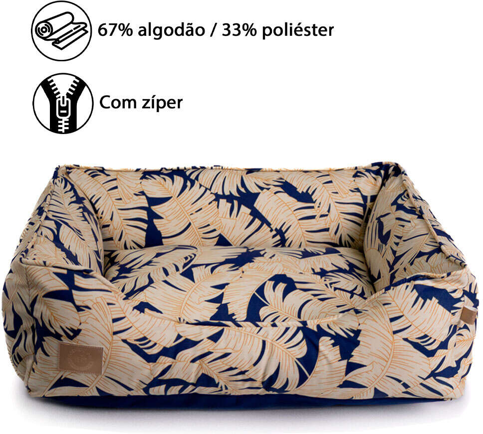 Cama Fábrica Pet Impermeável Folha para Cães e Gatos - Tam. M