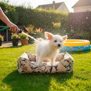 Cama Fábrica Pet Impermeável Folha para Cães e Gatos - Tam. G
