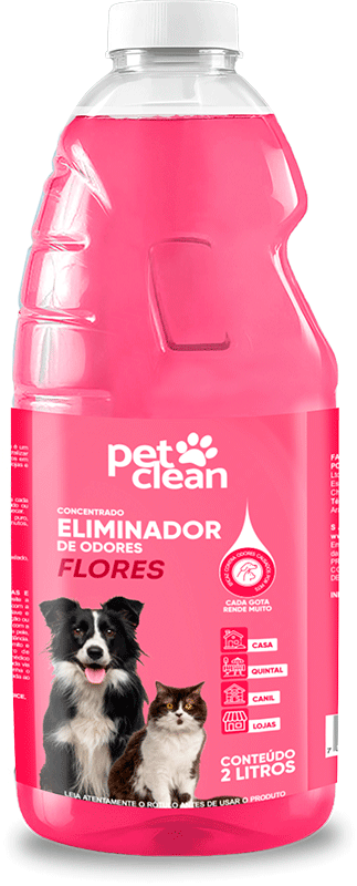 Limpador Perfumado Flores Pet Clean 2 L