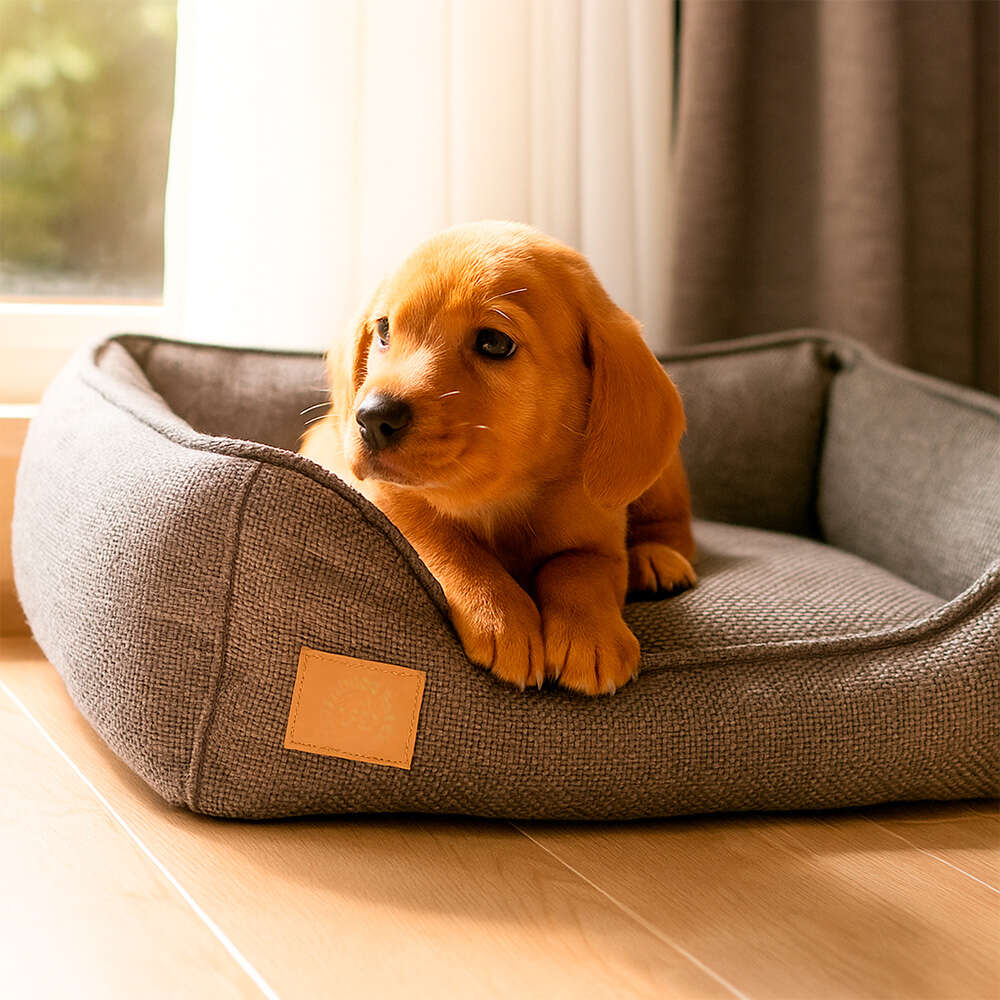Cama Fábrica Pet Malaga Cinza para Cães e Gatos - Tam. P