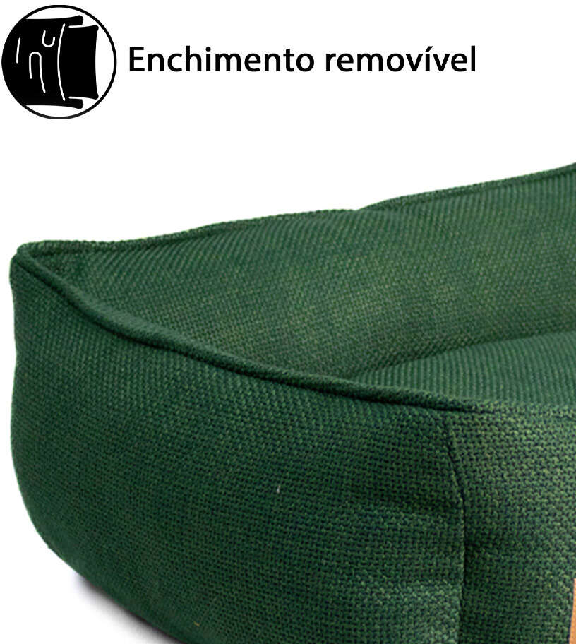 Cama Fábrica Pet Malaga Verde para Cães e Gatos - Tam. G