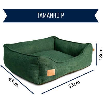 Cama Fábrica Pet Malaga Verde para Cães e Gatos