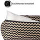 Cama Fábrica Pet Missoni Preta para Cães e Gatos