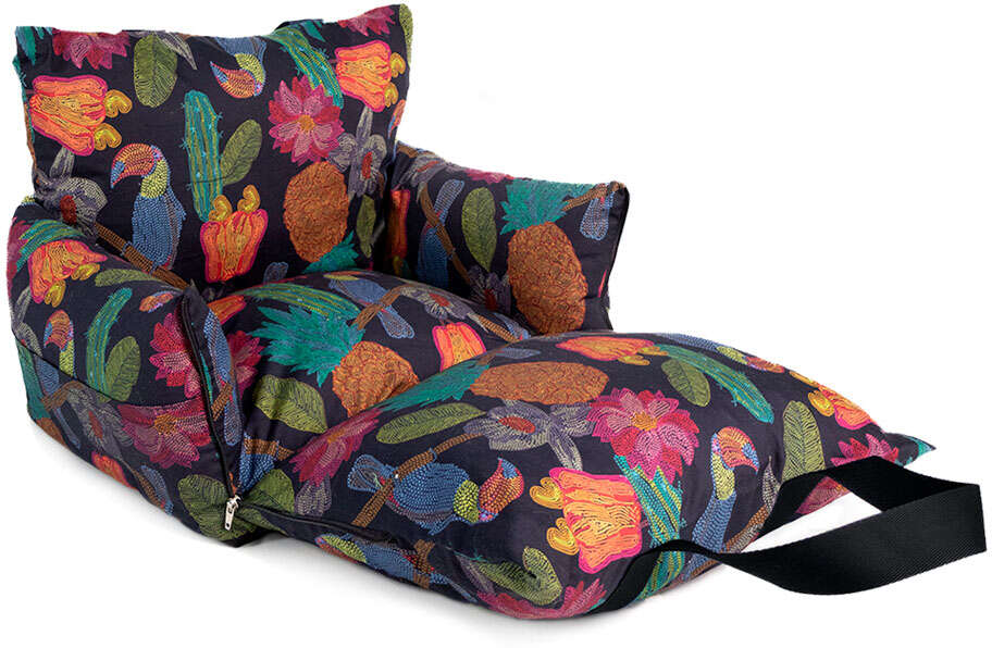 Cama Fábrica Pet Multibag Flor Noturna para Cães e Gatos - Tam. M