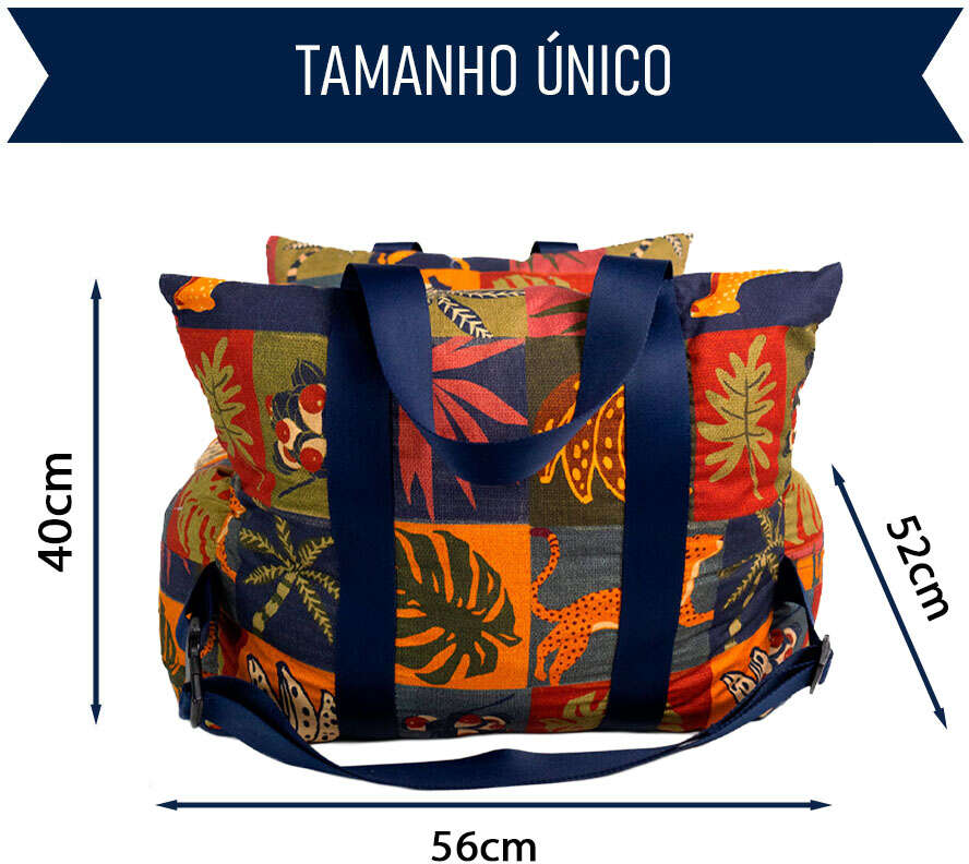 Cama Fábrica Pet Multibag Pantanal para Cães e Gatos - Tam. M