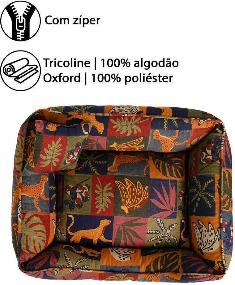Cama Fábrica Pet Pantanal para Cães e Gatos - Tam. M