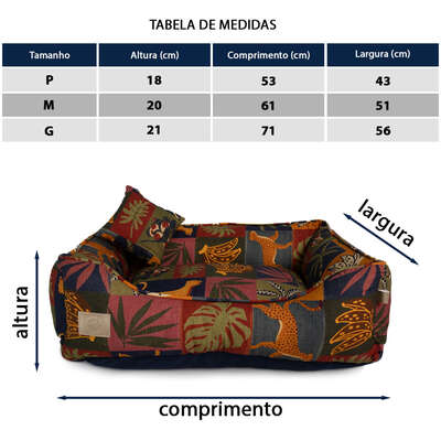 Cama Fábrica Pet Pantanal para Cães e Gatos