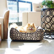 Cama Fábrica Pet Prada Preta para Cães e Gatos - Tam. P