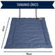 Colchonete Fábrica Pet Home Azul para Cães e Gatos”