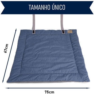 Colchonete Fábrica Pet Home Azul para Cães e Gatos”