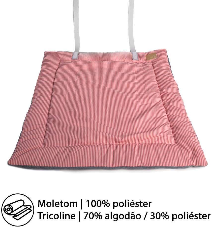 Colchonete Fábrica Pet Home Rosé para Cães e Gatos - Tam. Único