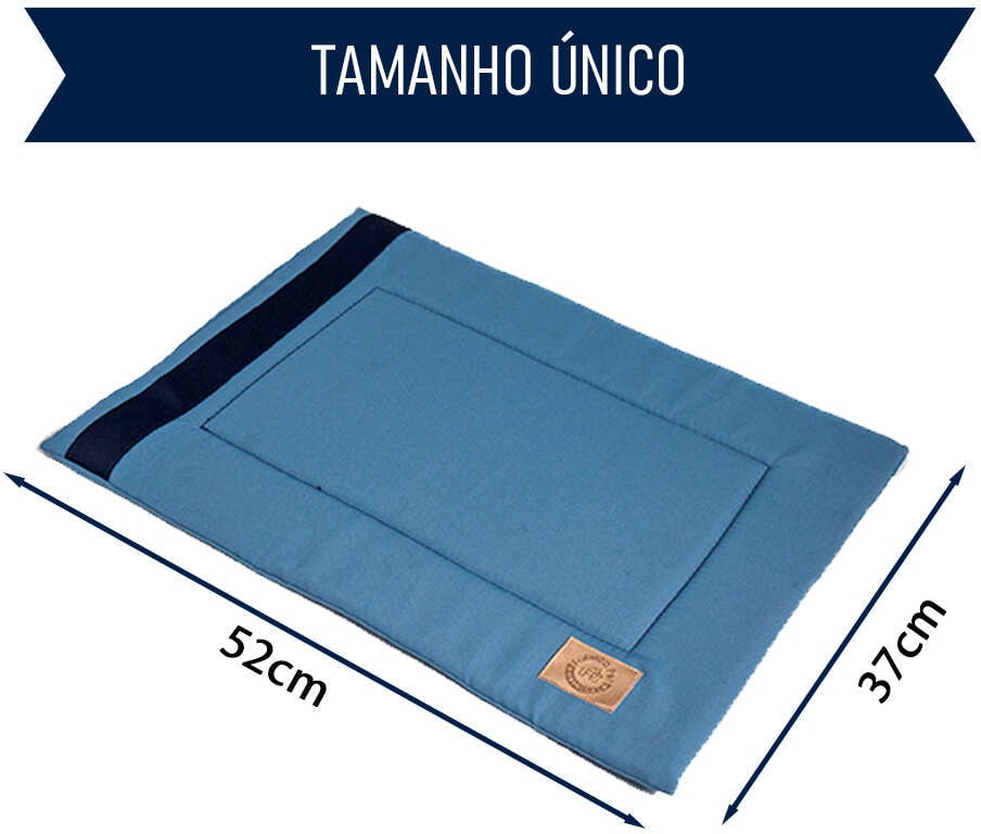 Jogo Americano Fábrica Pet Granada Azul para Cães e Gatos - Tam. Único