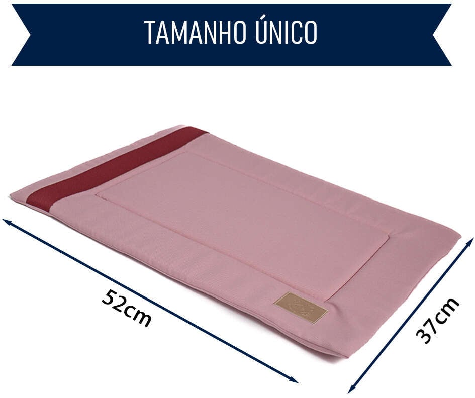 Jogo Americano Fábrica Pet Granada Rosé para Cães e Gatos - Tam. Único