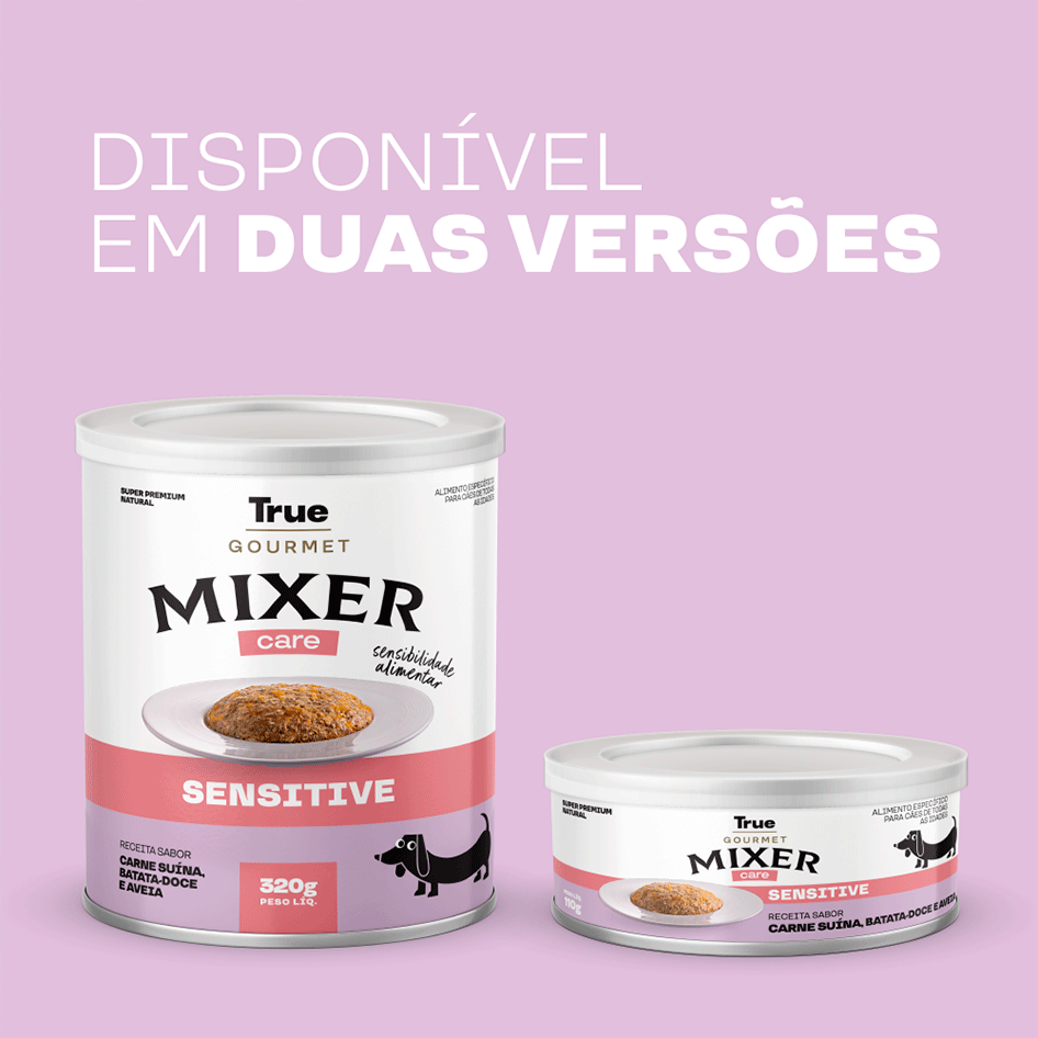 Ração Úmida True Mixer Care Sensitive para Cães - 320 g