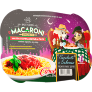Massas Doogs Macaroni Spaghetti para Cães Adultos Sabor Carne - 25 g