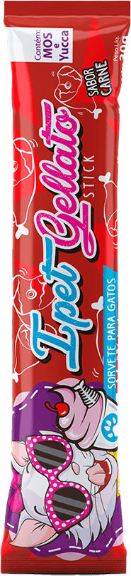 Sorvete Caats Gellato para Gatos Sabor Carne - 30 g