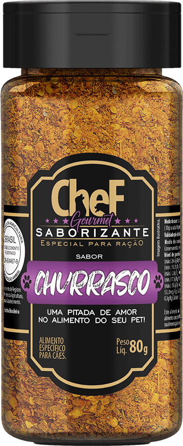 Saborizante Doogs para Cães Sabor Churrasco - 80 g