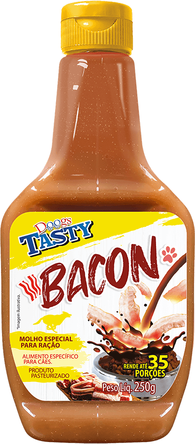 Molho Doogs Tasty para Cães Sabor Bacon - 250 g