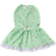 Vestido Bichinho Chic Lacinhos para Cães e Gatos Verde