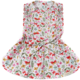 Vestido Bichinho Chic Borboletas para Cães e Gatos Bege