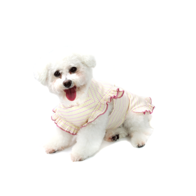 Vestido Bichinho Chic Encanto para Cães e Gatos Roxo