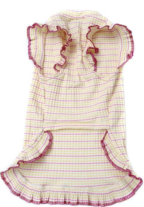 Vestido Bichinho Chic Encanto para Cães e Gatos Roxo - Tam. 07