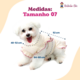 Vestido Bichinho Chic Encanto para Cães e Gatos Roxo