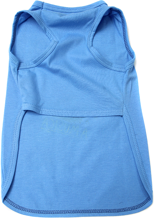 Camiseta Bichinho Chic Musica para Cães e Gatos Azul - Tam. 01