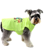 Camiseta Bichinho Chic Rock Star para Cães e Gatos Amarelo - Tam. 07