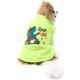 Camiseta Bichinho Chic Rock Star para Cães e Gatos Amarelo