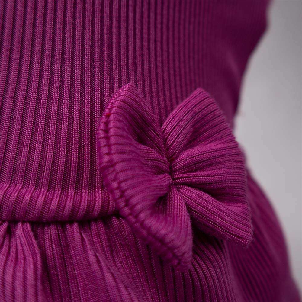 Vestido Fábrica Pet Canelado para Cães e Gatos Violeta - Tam. GG