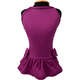 Vestido Fábrica Pet Canelado para Cães e Gatos Violeta