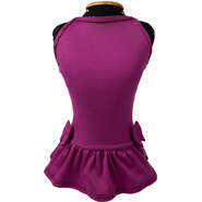 Vestido Fábrica Pet Canelado para Cães e Gatos Violeta - Tam. GG