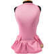 Vestido Fábrica Pet Canelado para Cães e Gatos Rosa”