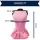 Vestido Fábrica Pet Canelado para Cães e Gatos Rosa