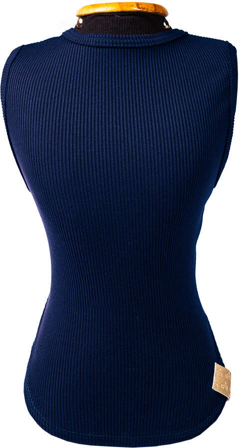 Regata Fábrica Pet Canelado para Cães e Gatos Azul - Tam. GG