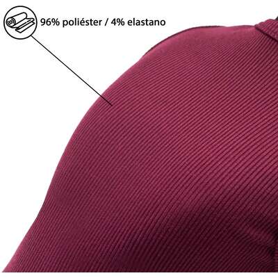 Regata Fábrica Pet Canelado para Cães e Gatos Beringela